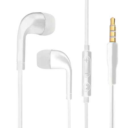 Buy EARPHONES WITH MIC/VOL CONTROL - WHITE in NZ. 