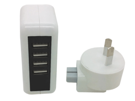 Buy WALL CHARGER 240V - 4 USB 2.0A - WHITE in NZ. 