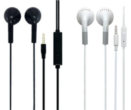 Buy EARPHONES WITH MICROPHONE - PACK OF 2 in NZ. 