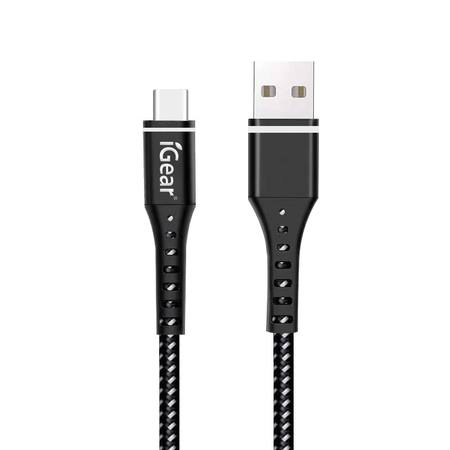 Buy USB TO USB-C HEAVY DUTY BRAIDED CABLE - BLACK in NZ. 