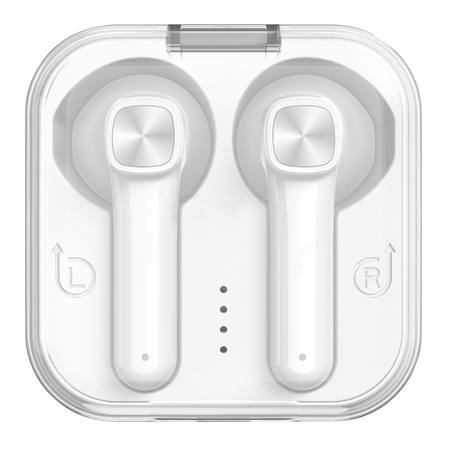 Buy BLUETOOTH WIRELESS EARPHONES WITH CHARGING CASE - WHITE in NZ. 