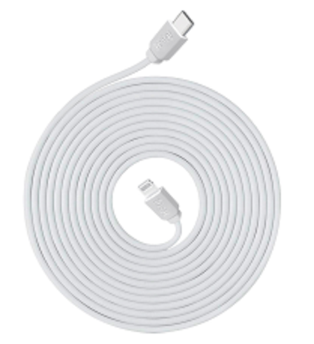Buy USB-C (TYPE C) TO 8 PIN - SUIT iPhone 5 TO 14 OR iPad WITH 8 PIN - CHARGE/SYNC 3M CABLE - WHITE in NZ. 